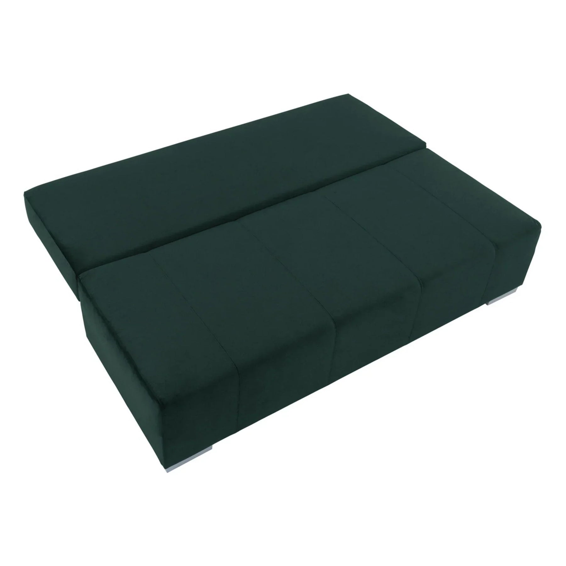 Canapea verde extensibilă, ideală pentru living modern – textalt2