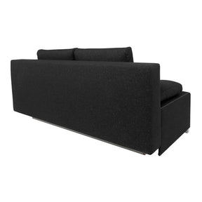 Canapea neagră modernă, ideală pentru living – textalt2