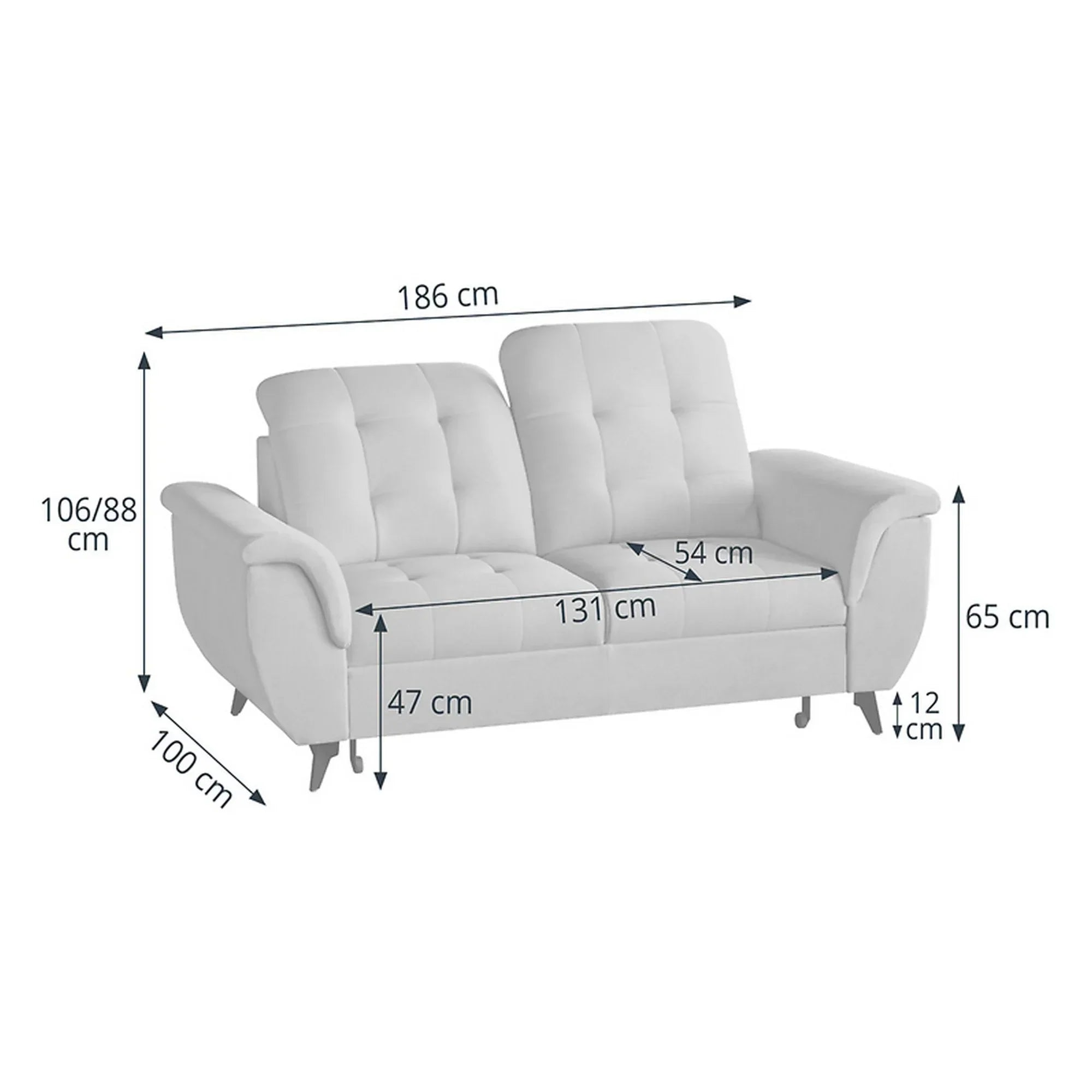 Canapea BERGEN OCN-29818, gri