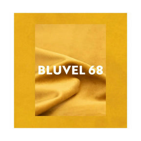Canapea CASTELLO 3, stofă catifelata/lemn/PAL, galben - Bluvel 68/wenge, 200×85×78 cm