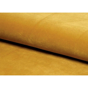 Canapea galbenă din material textil, ideală pentru un living modern – primabucata