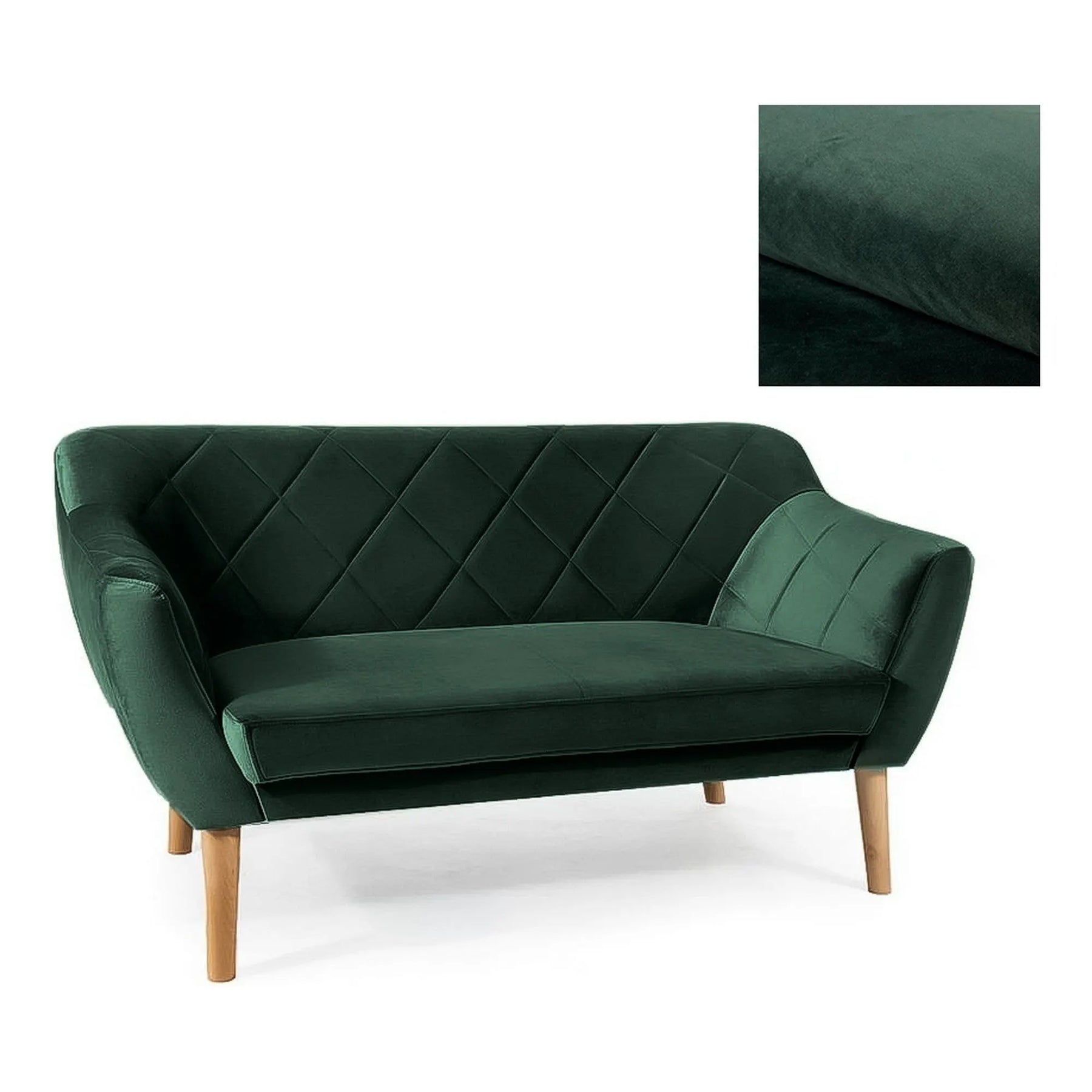 Canapea verde cu design modern, ideală pentru living – primabucata