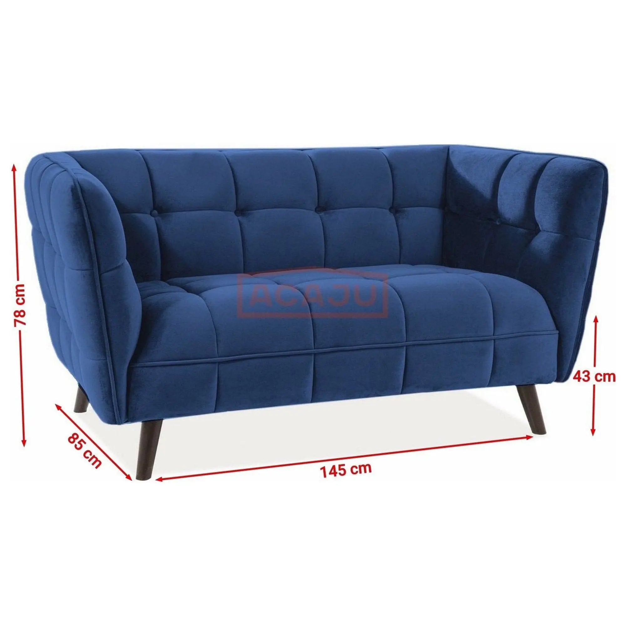 Canapea DETROIT OCN-40065, albastru inchis