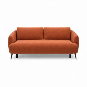 Canapea extensibila CANDY, stofă catifelata, caramiziu - Salvador 07, 228×98×87 cm