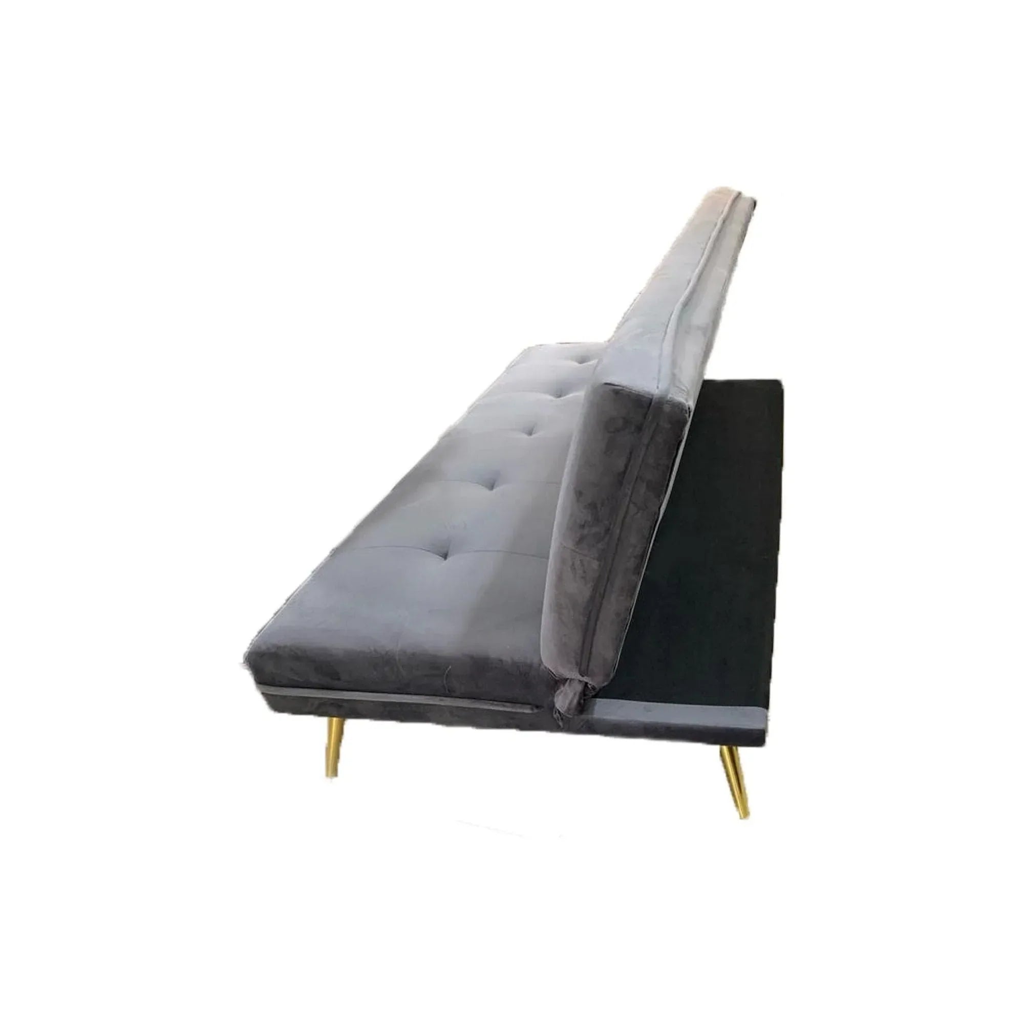 Canapea extensibila DETROIT OCN-27496, gri/auriu