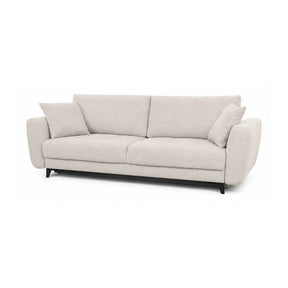 Canapea extensibila KARISA, stofa catifelata turcoaz - Element 15, cu lada depozitare, 241x113x91 cm