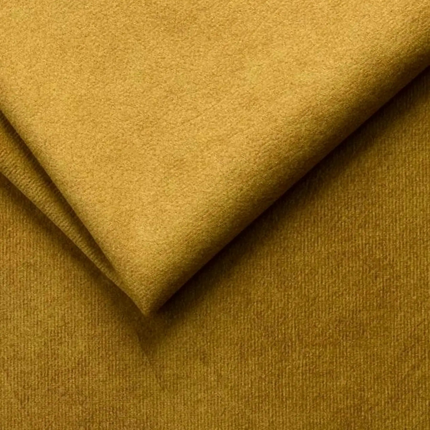 Canapea extensibila KARISA, stofă catifelata, galben - Salvador 09, 241×113×91 cm