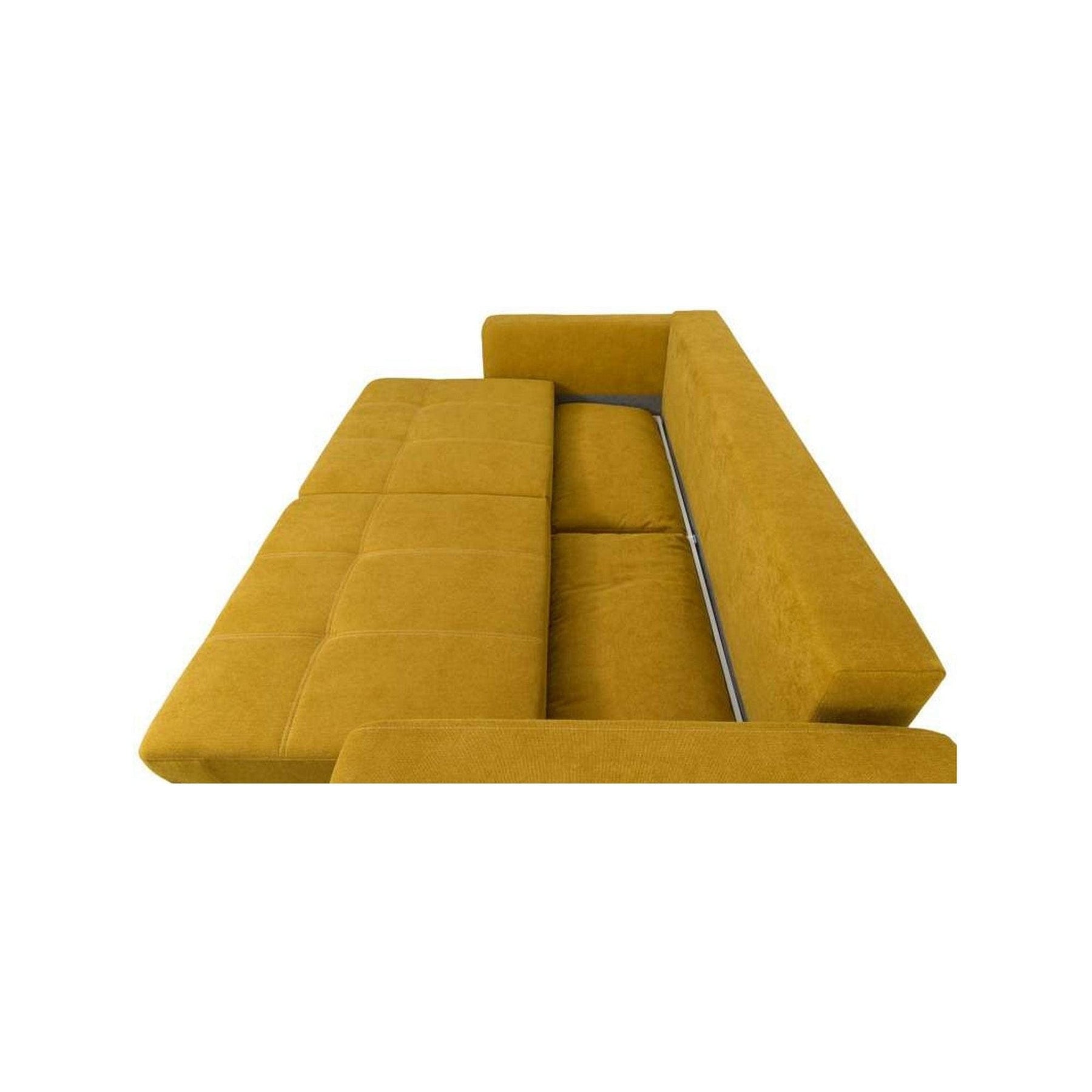 Canapea extensibila KARISA, stofa catifelata gri - Monolith 85, cu lada depozitare, 246x111x93 cm