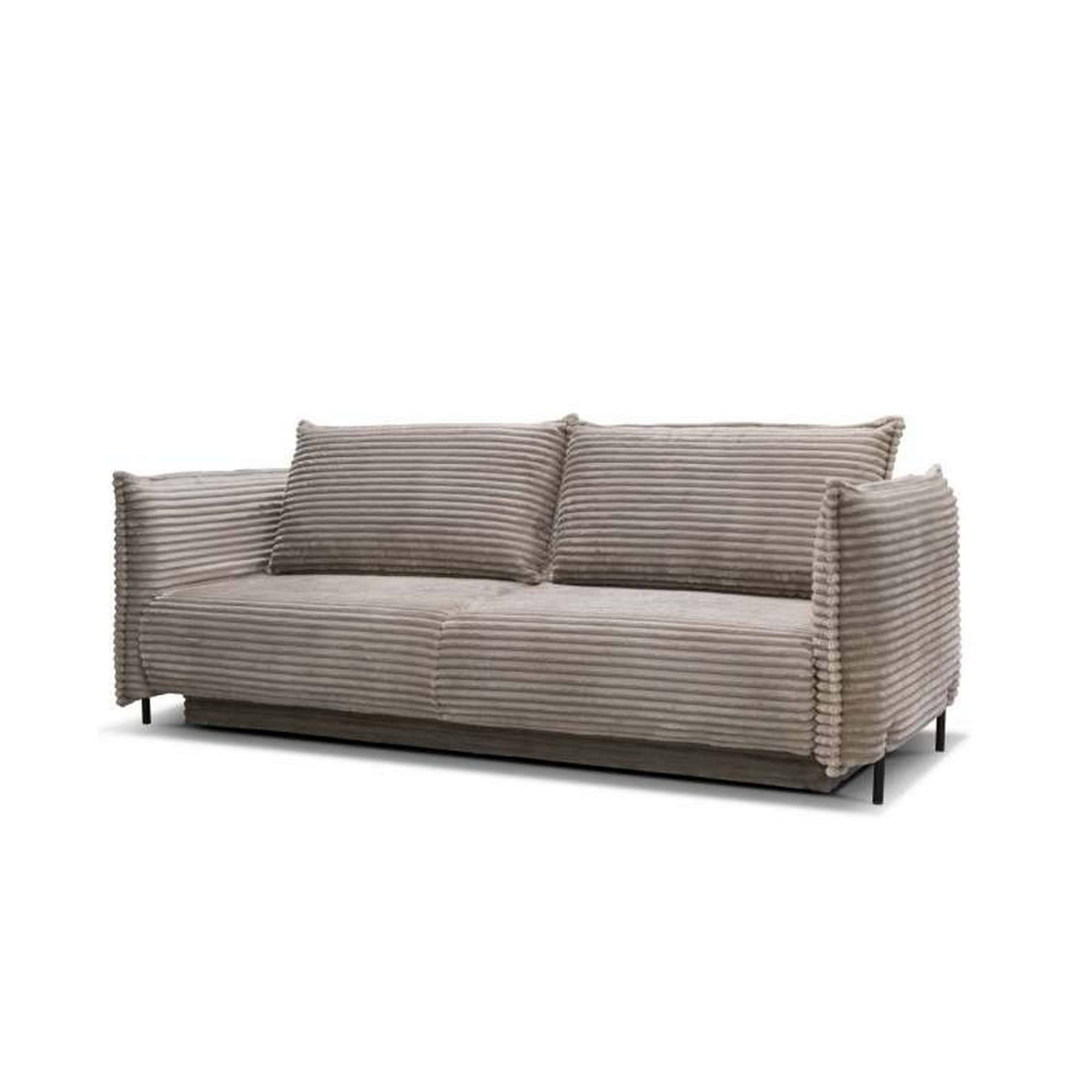 Canapea extensibila Amalfi, personalizabil materiale gama Platinium, cu lada depozitare, 226x105x90 cm