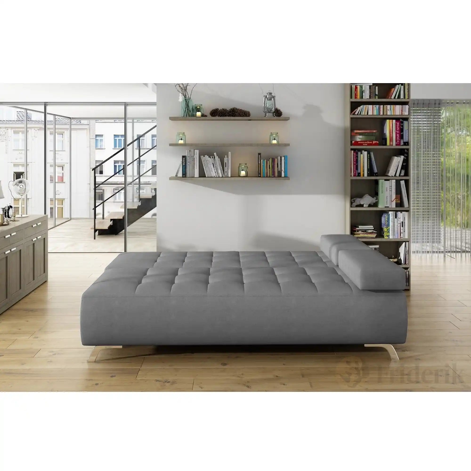 Canapea extensibila PORTO SANTORINI OCN-27403, gri