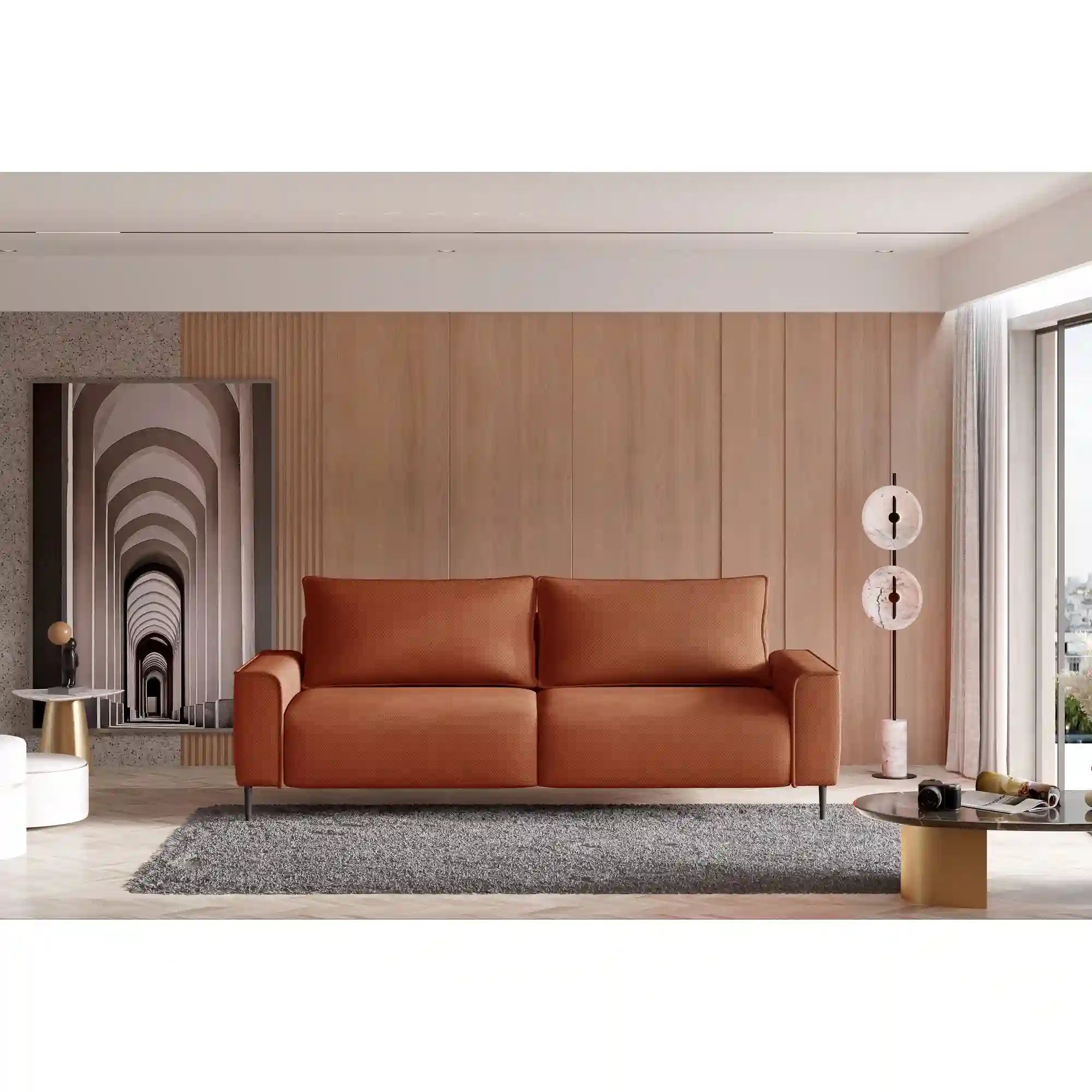 Canapea extensibila PORTO SANTORINI OCN-27409, bej