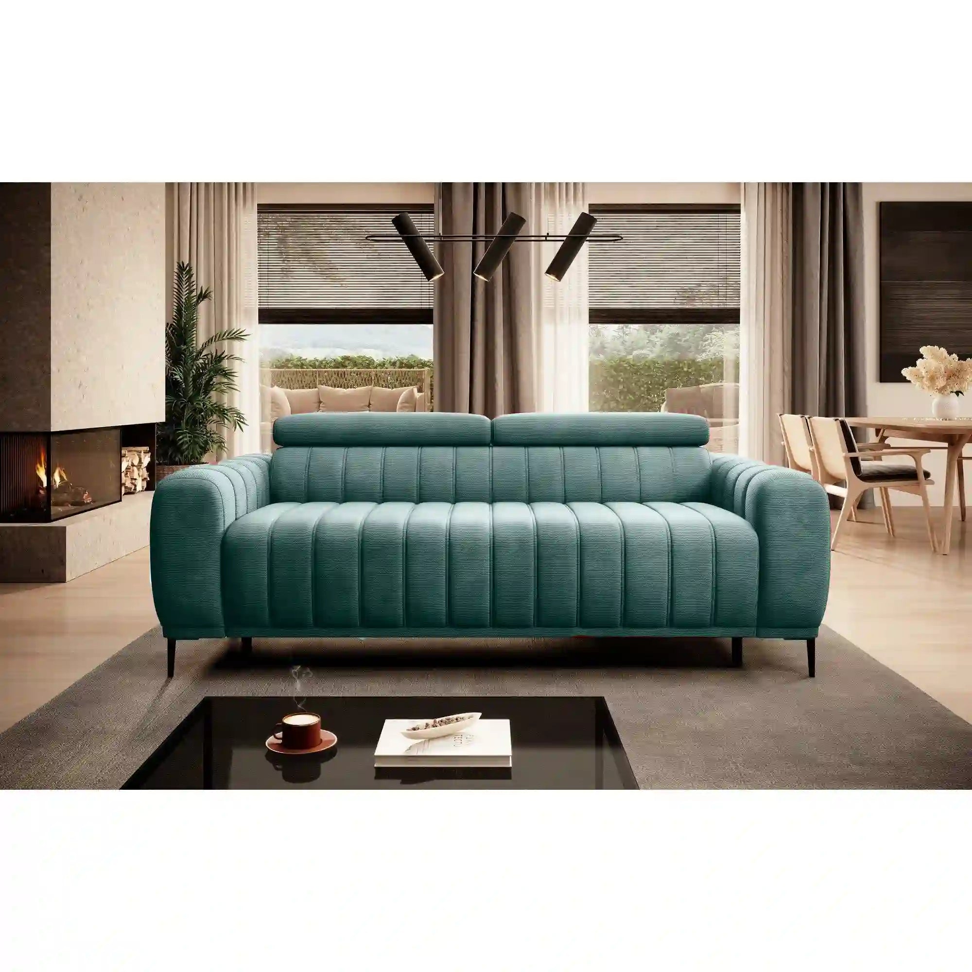 Canapea extensibila PORTO SANTORINI OCN-27411, verde menta