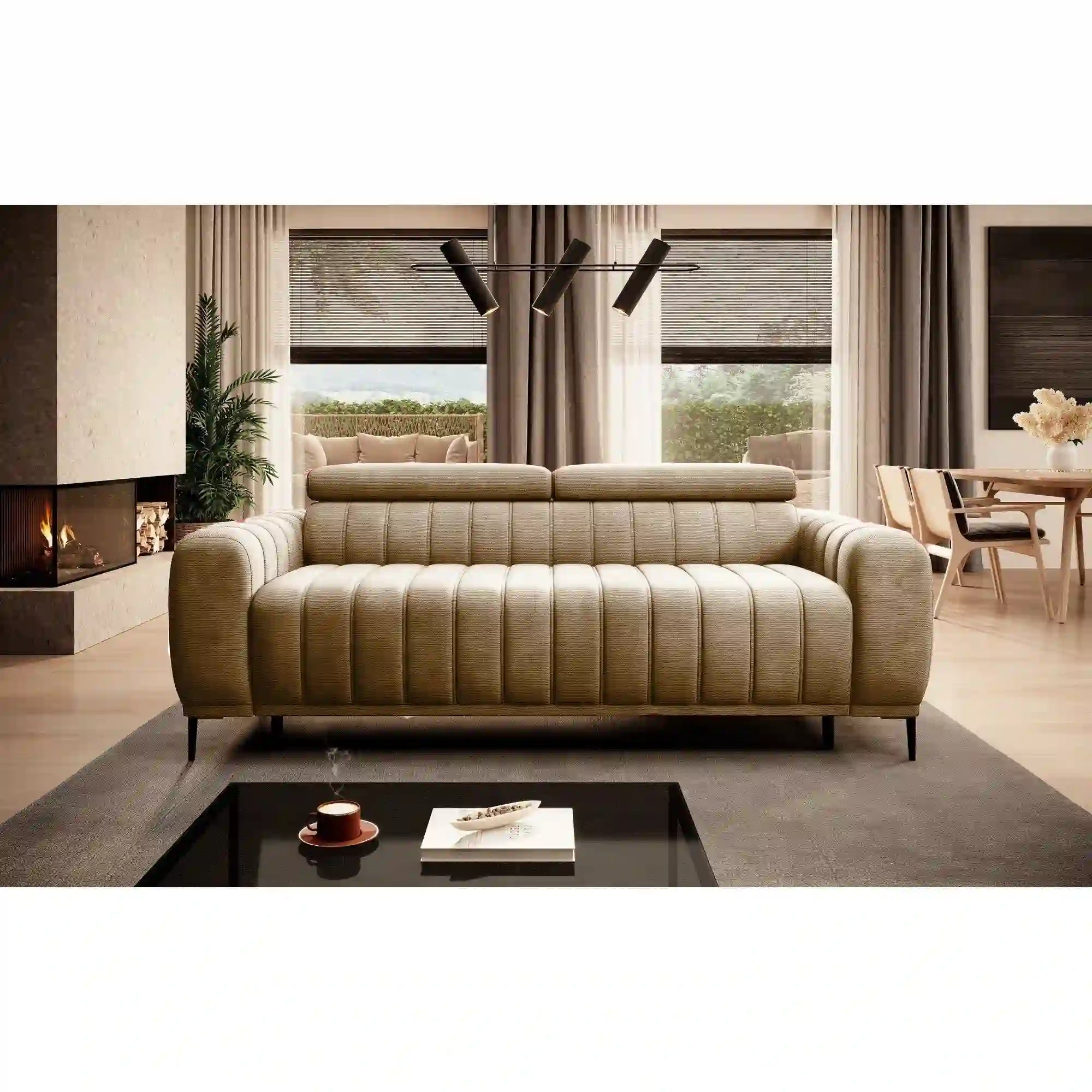 Canapea extensibila PORTO SANTORINI OCN-27415, bej