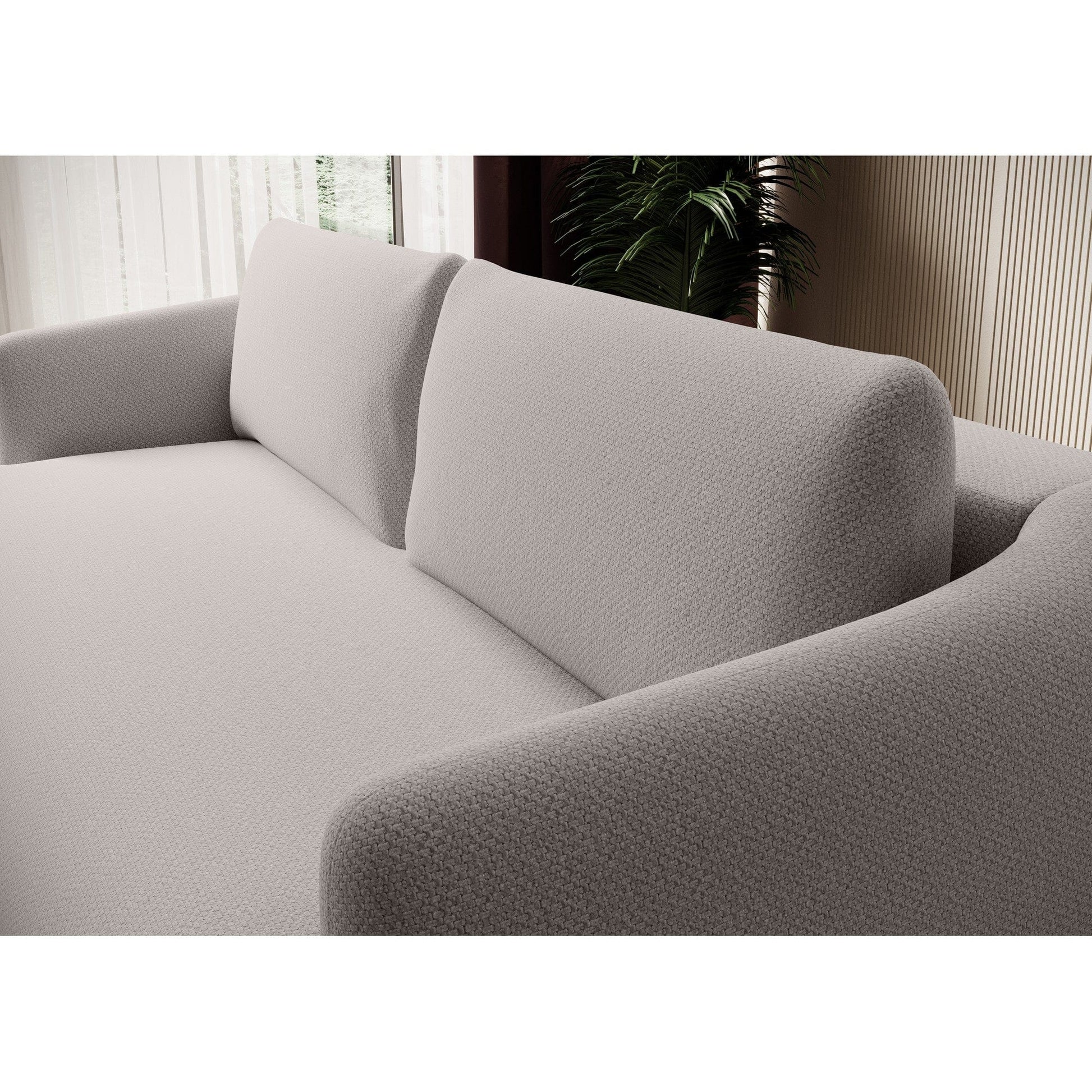 Canapea extensibila CANDY, personalizabil materiale Gama Premium, lada depozitare, 228x98x87 cm