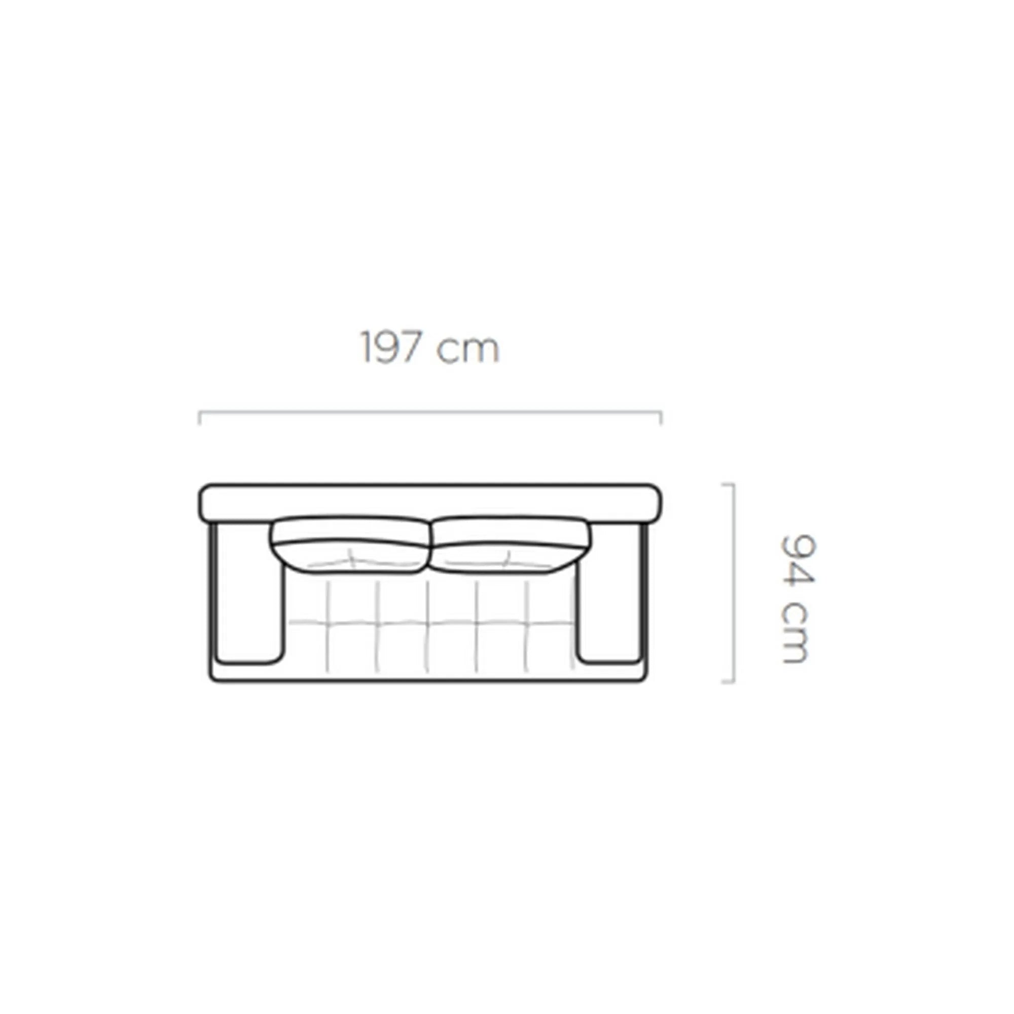 Canapea extensibila PORTO SANTORINI OCN-27444, verde menta