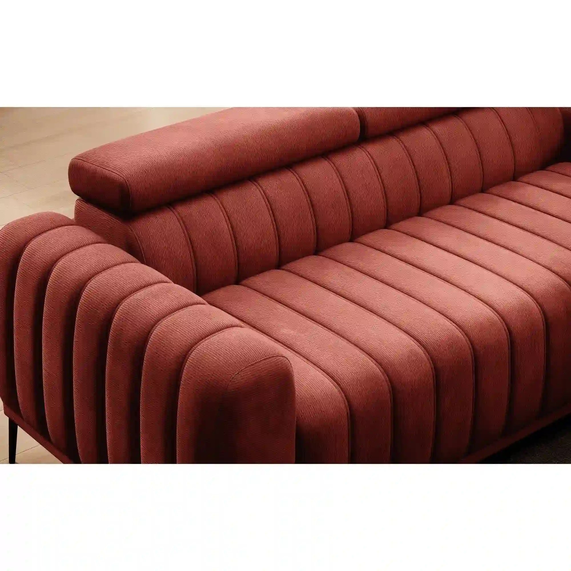 Canapea extensibila PORTO SANTORINI OCN-28100, maro