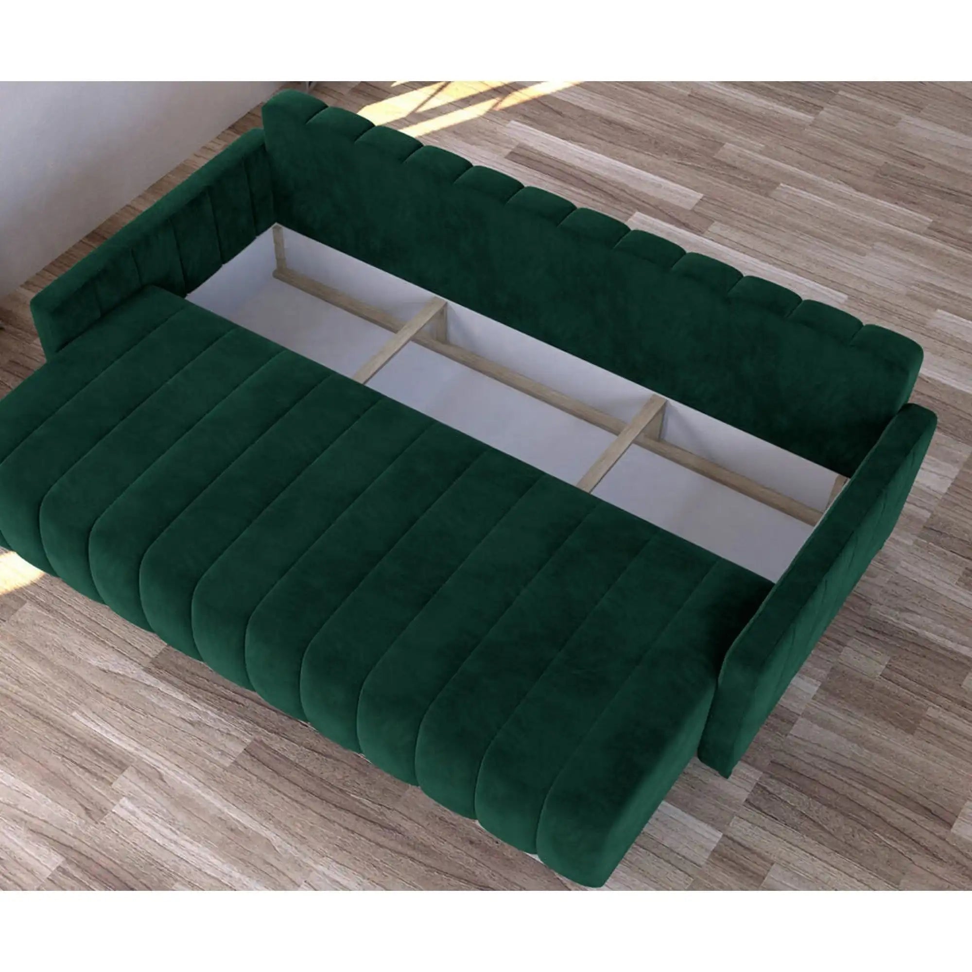 Canapea extensibila PORTO SANTORINI OCN-28058, maro