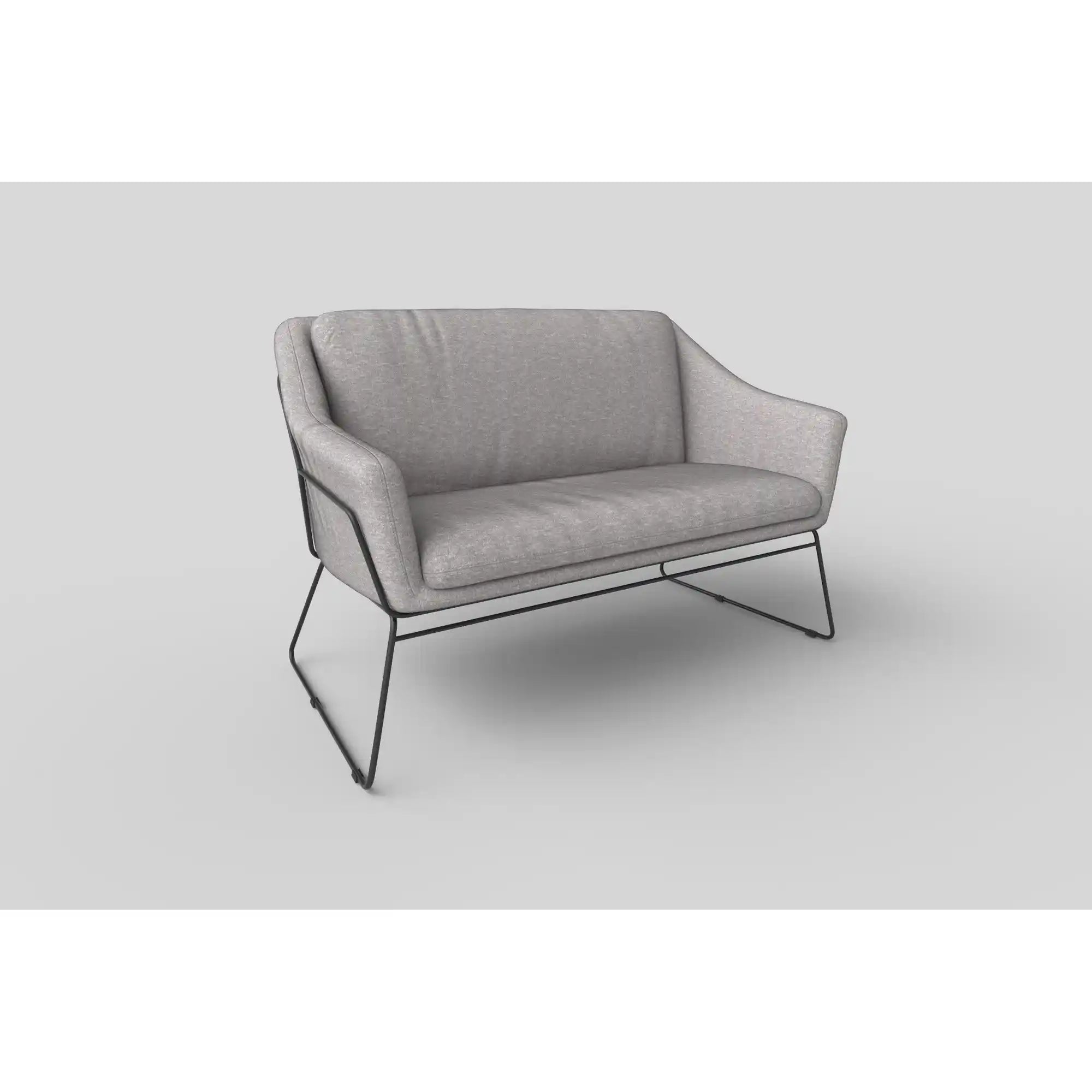 Canapea HOUSTON OCN-38174, gri deschis/negru