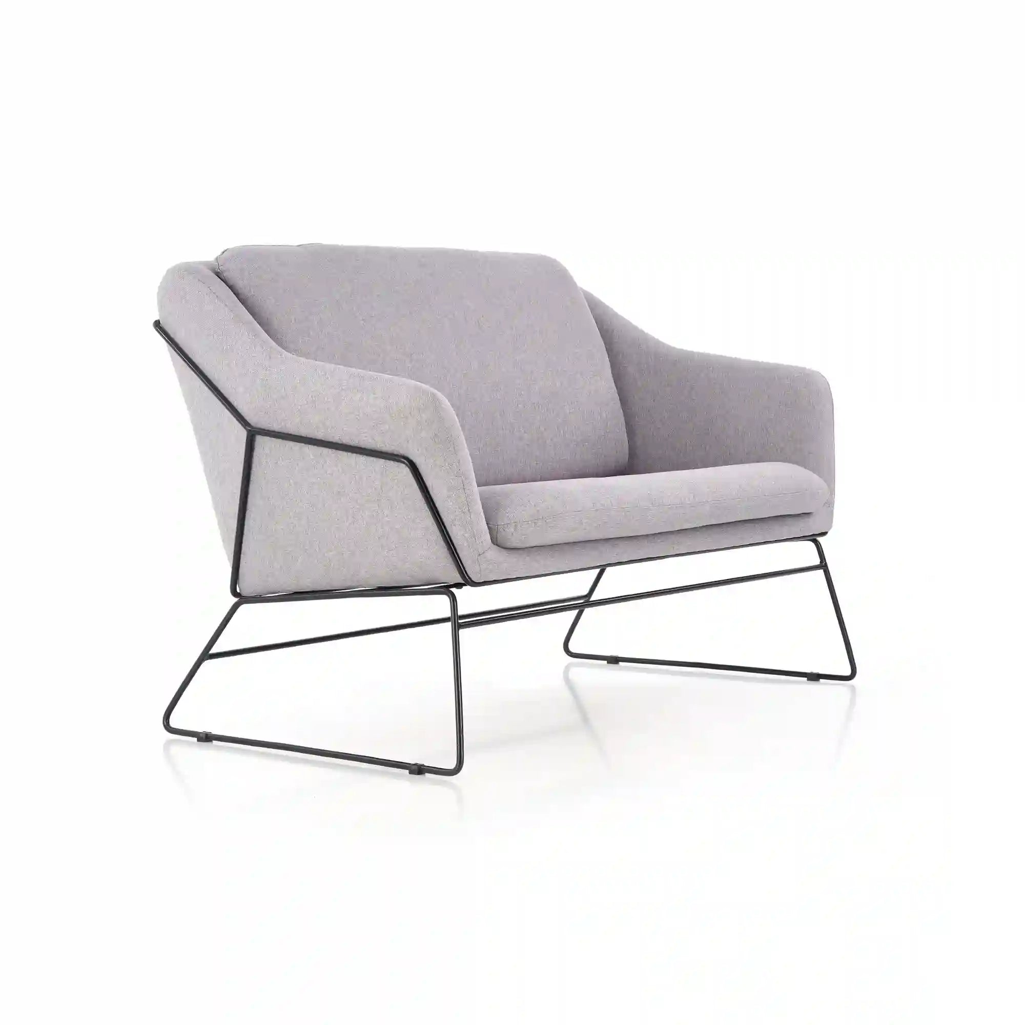 Canapea HOUSTON OCN-38174, gri deschis/negru