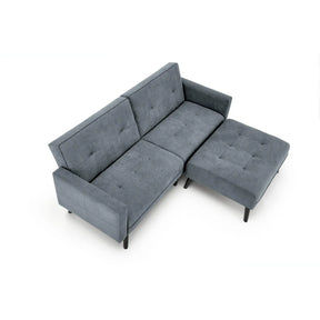 Canapea HOUSTON OCN-38176, gri/negru