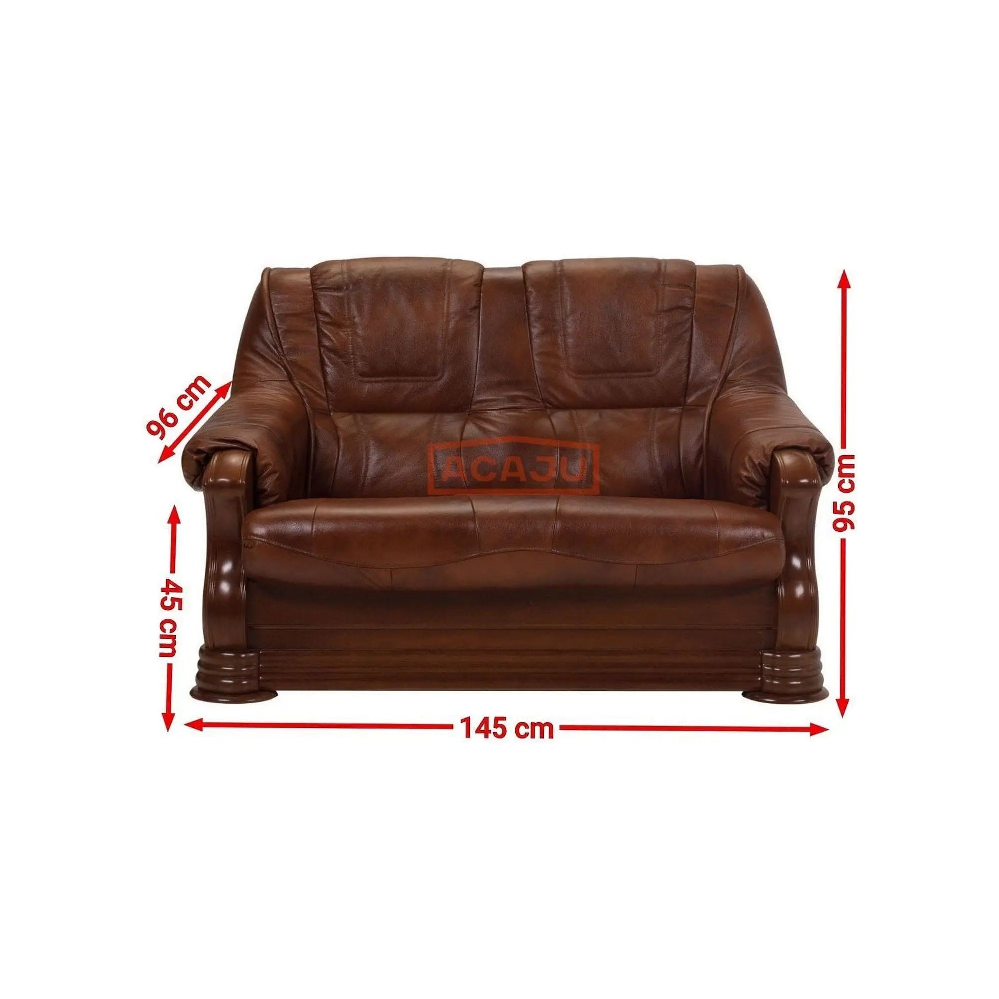 Canapea PORTO SANTORINI OCN-27390, maro