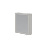 Dulap baie TORETO, casmir mat, PAL laminat, cu oglinda, 60x15x70 cm