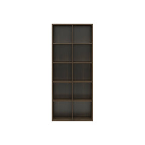Biblioteca NEPO PLUS, stejar nobil, PAL laminat, 77x39x182 cm