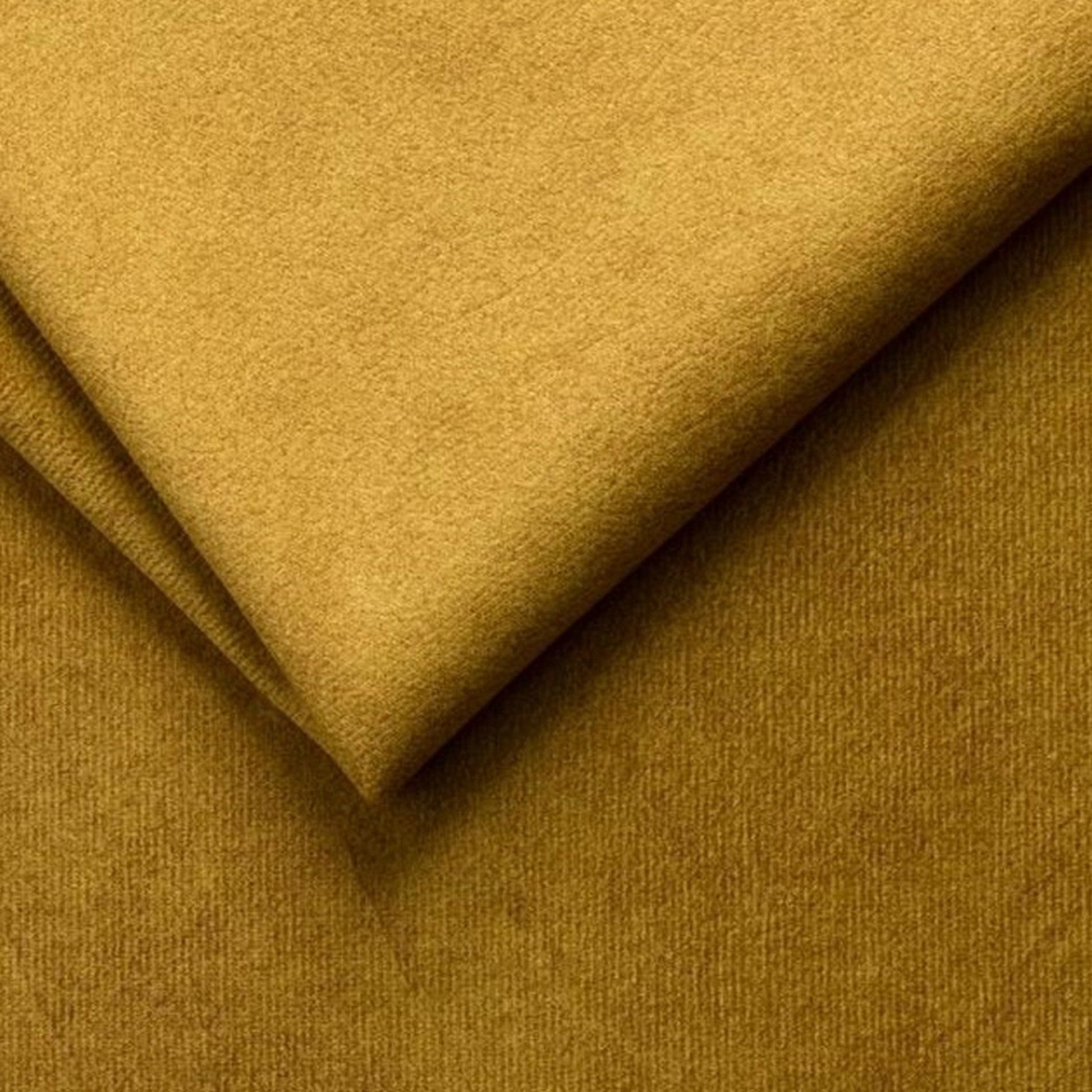 Coltar bucatarie BANCO, sezlong stanga, stofa catifelata galben - Salvador 09, Gama Premium, 213x164x89 cm