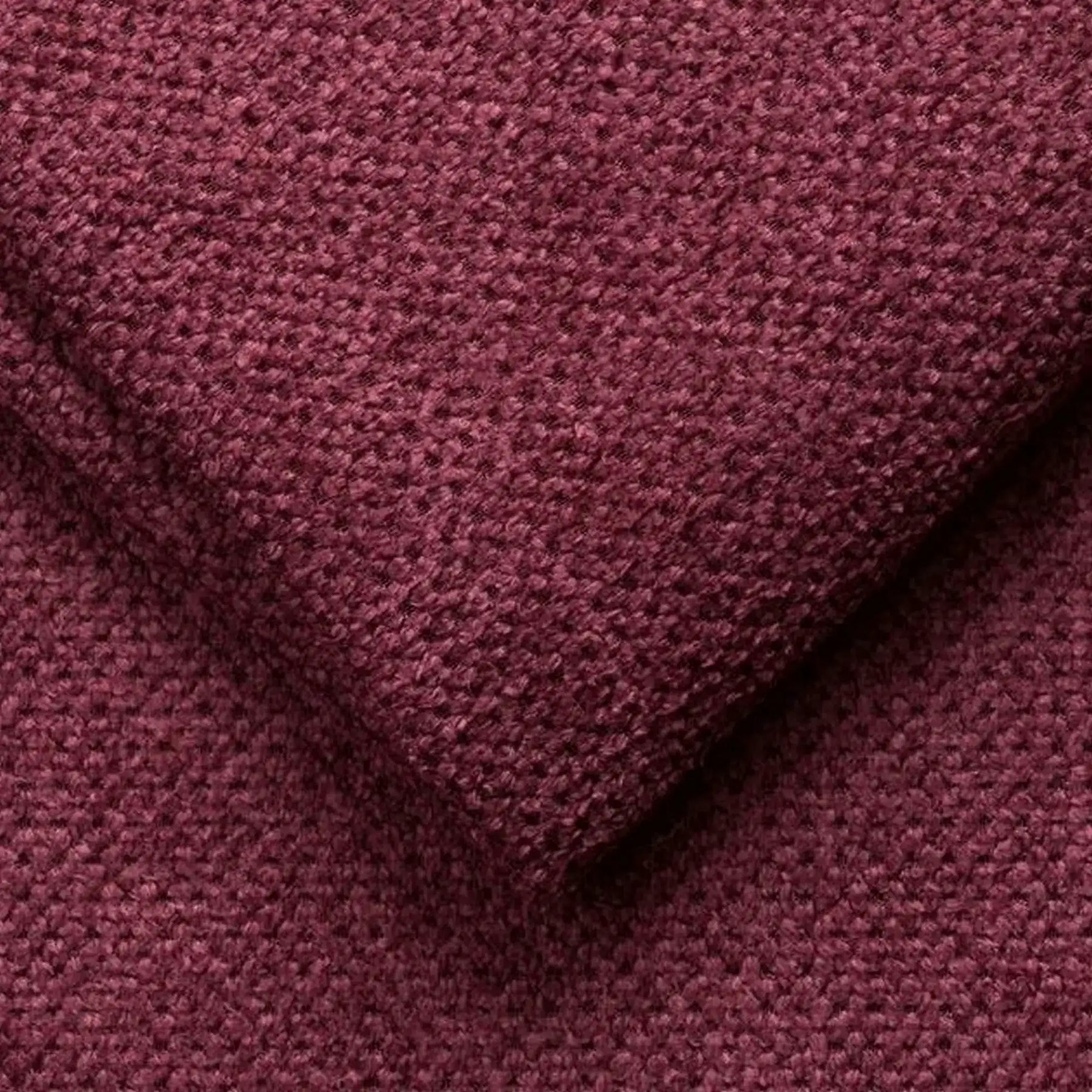 Coltar COLOMBO L, stofă catifelata, rosu bordo - Crown 06, 296×227×103 cm