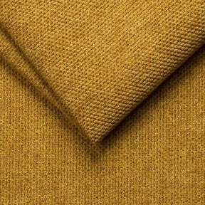 Coltar de living TIGA, stofă clasică/lemn, galben mustar - Austin 11, 286×207×77 cm