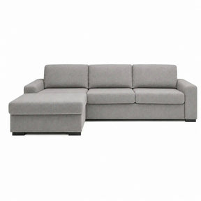 Coltar extensibil 160×200 VANILLA CORNER, stofă catifelata, gri - Salvador 14, 303×173×87 cm