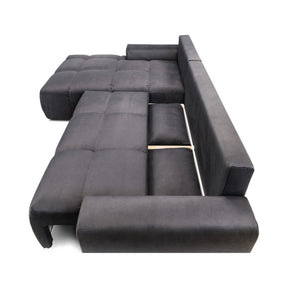 Coltar extensibil Atlantic, personalizabil materiale gama Oferta Avantaj, cu lada depozitare, 306x224x92 cm