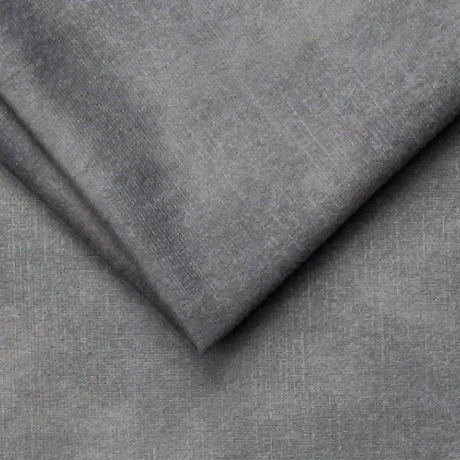 Coltar extensibil cu lada SELVA MINI, stofă catifelata/lemn masiv, gri - Palladium 15, 270×173×95 cm