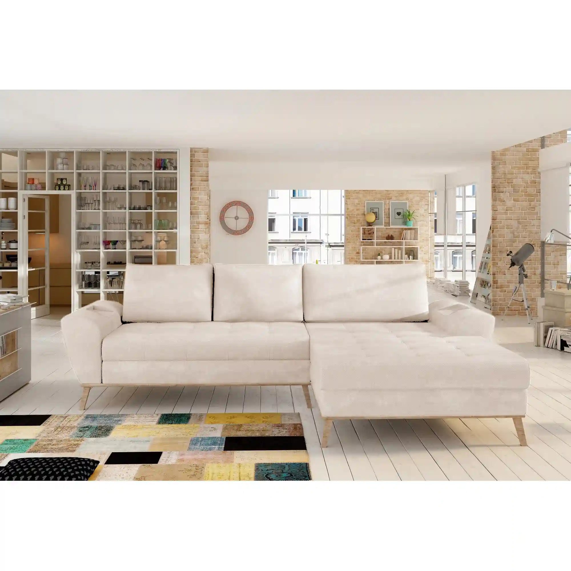 Coltar extensibil PORTO SANTORINI OCN-27272, bej