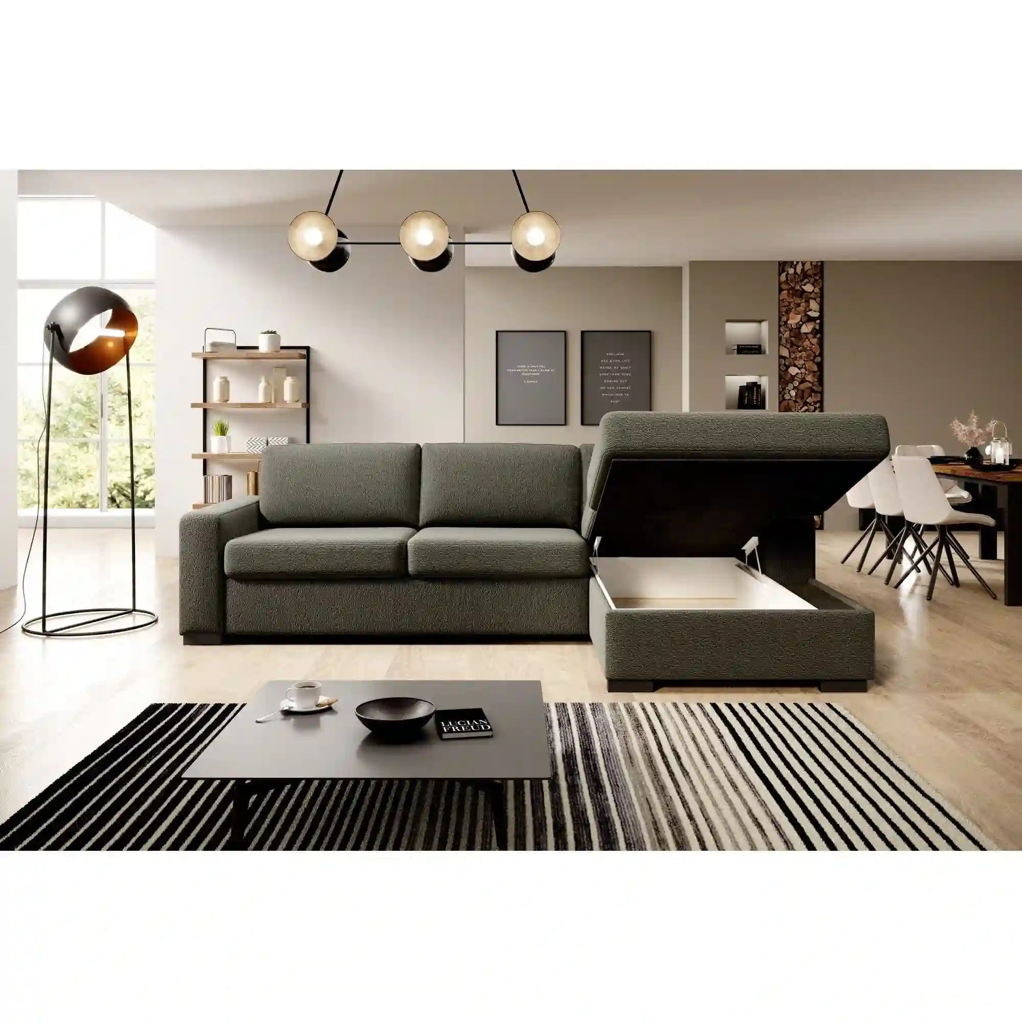 Coltar extensibil PORTO SANTORINI OCN-27304, gri