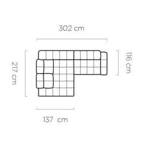 Coltar extensibil PORTO SANTORINI OCN-27313, gri