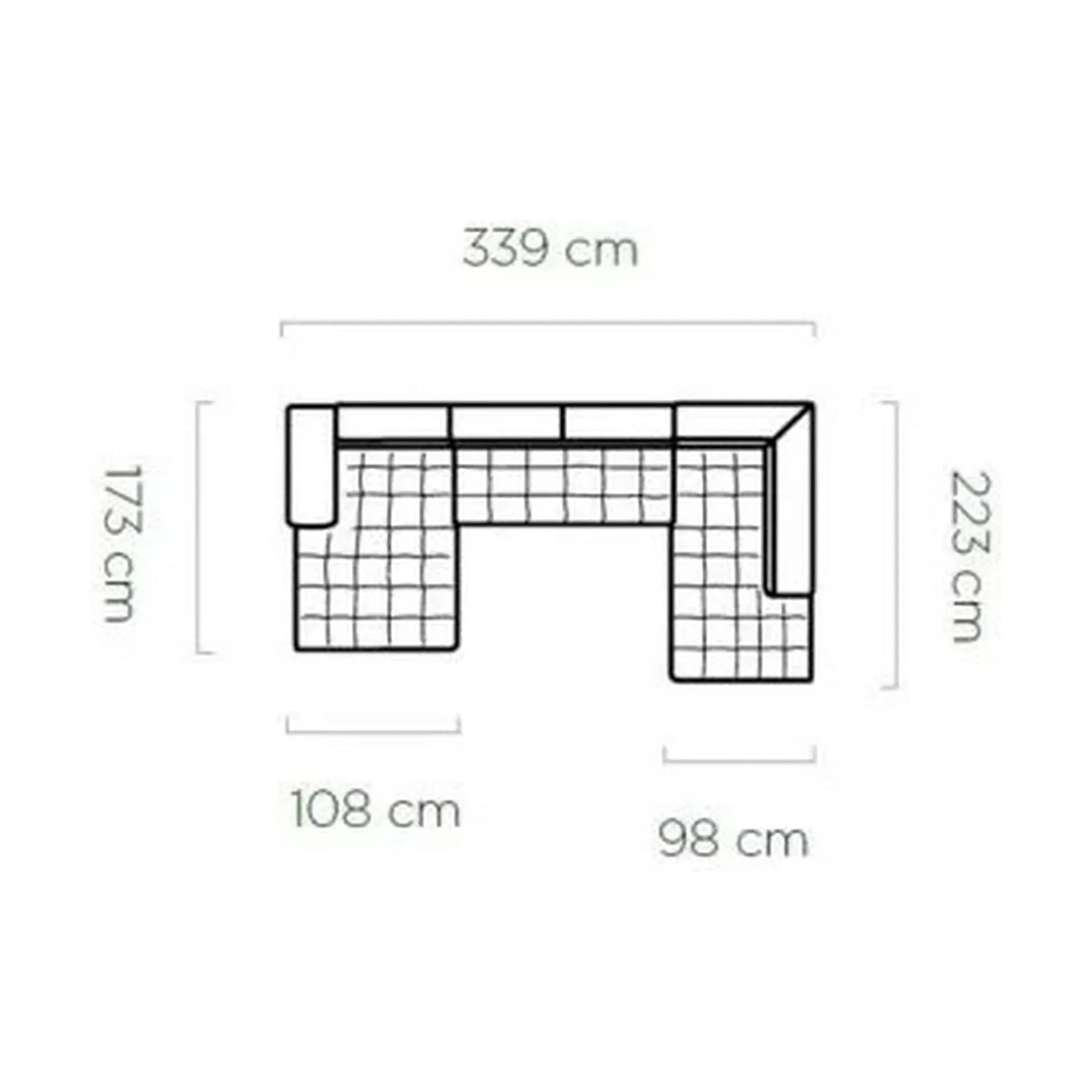 Coltar extensibil PORTO SANTORINI OCN-27329, gri