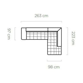 Coltar extensibil PORTO SANTORINI OCN-27343, gri