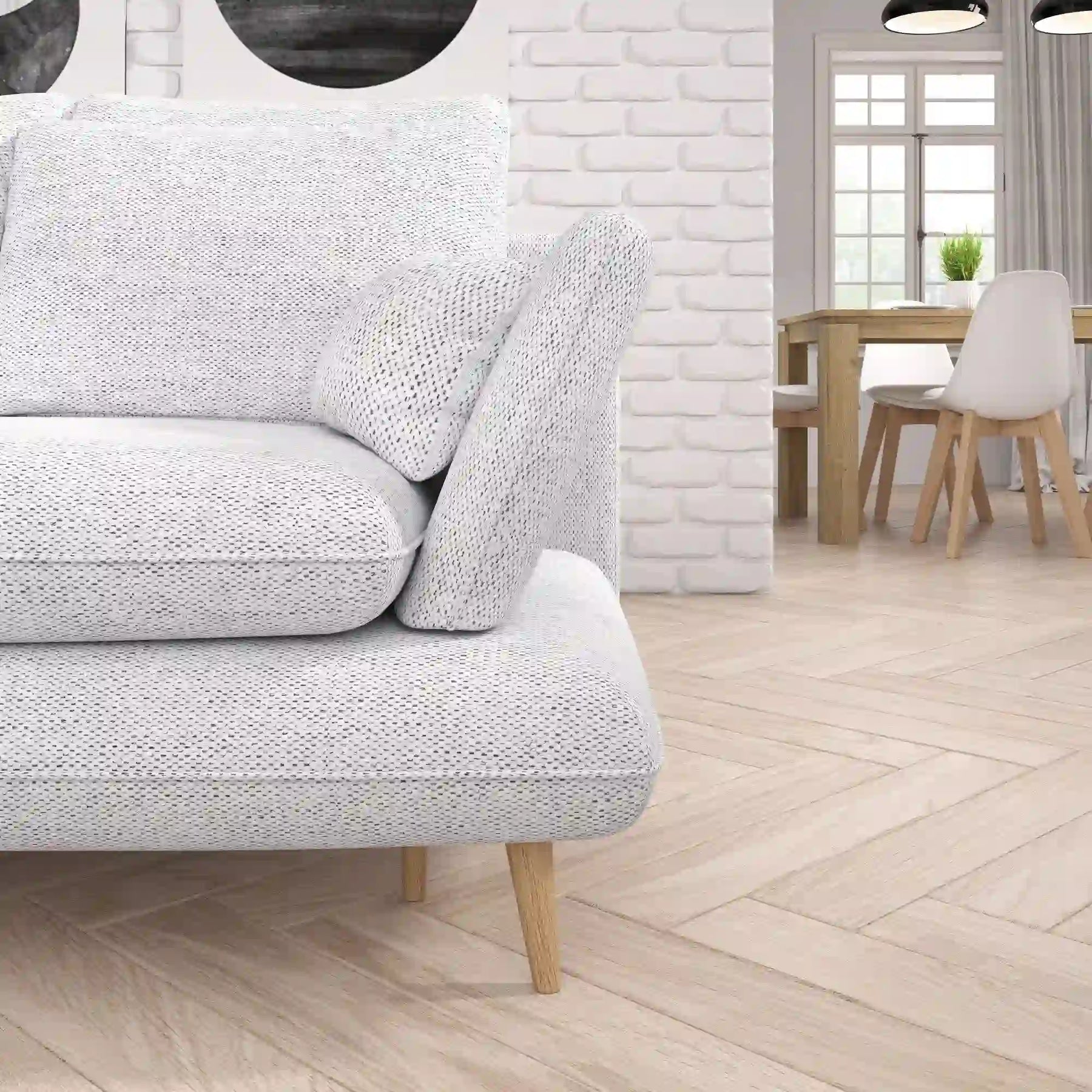 Coltar extensibil PORTO SANTORINI OCN-27352, crem