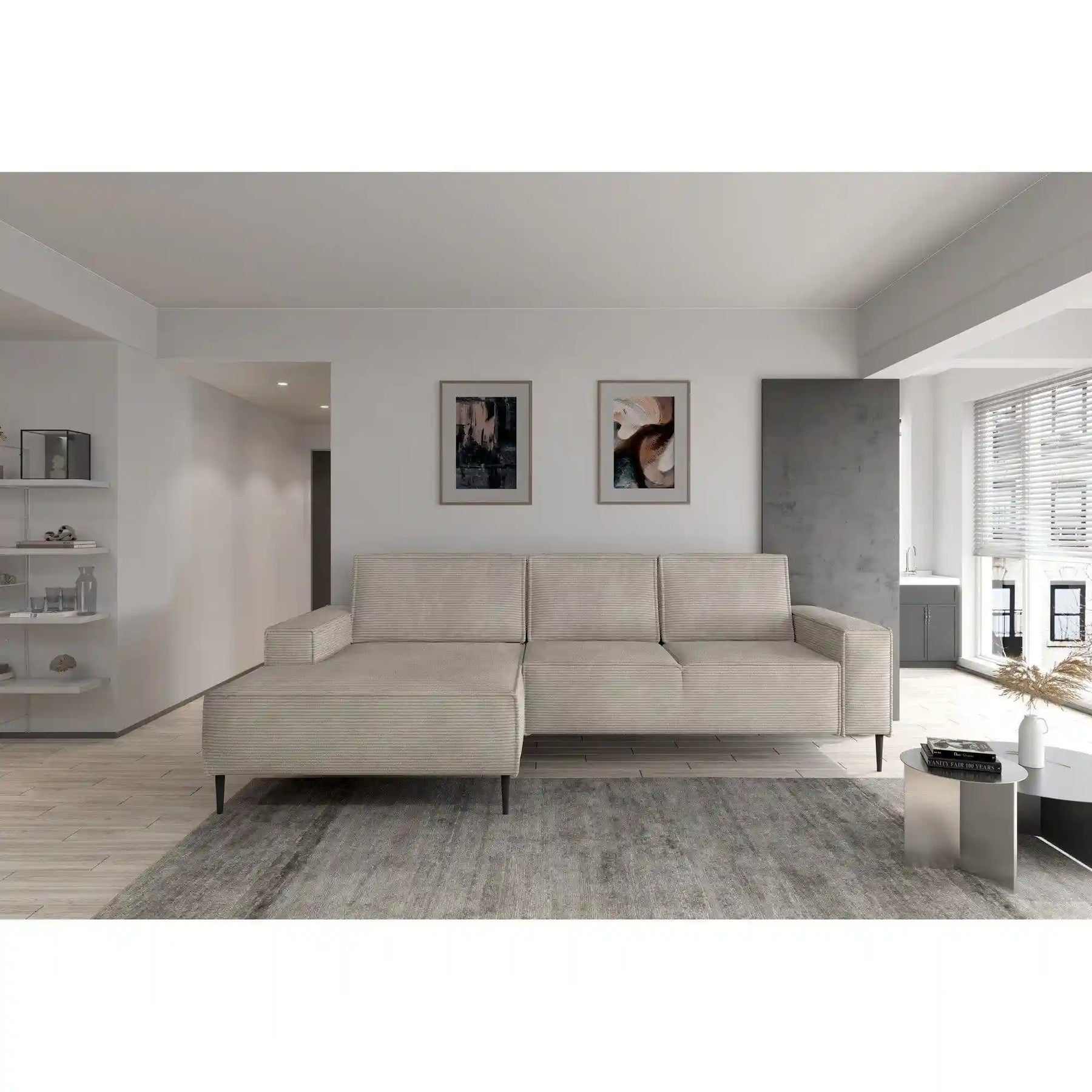 Coltar extensibil PORTO SANTORINI OCN-27355, bej deschis