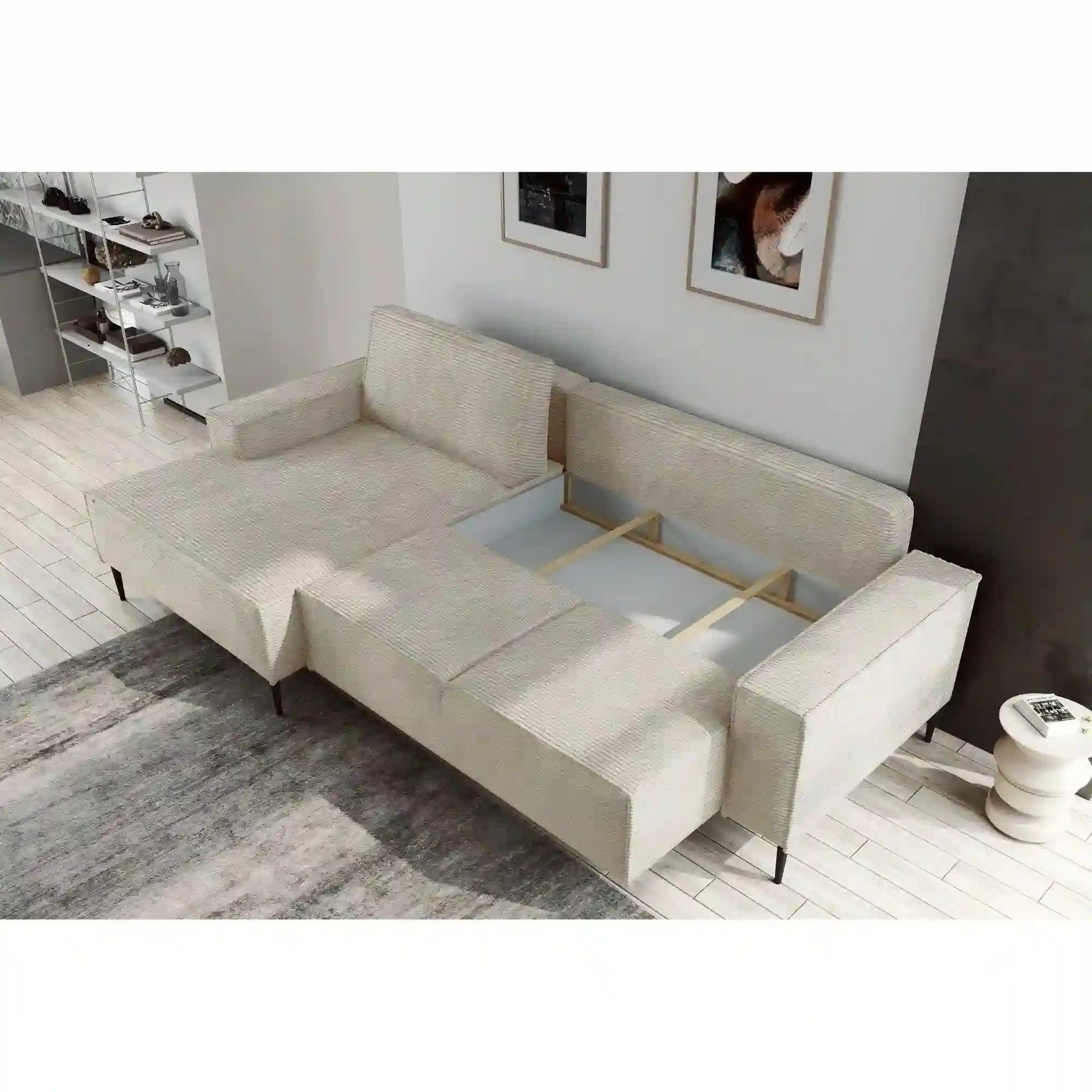 Coltar extensibil PORTO SANTORINI OCN-27355, bej deschis