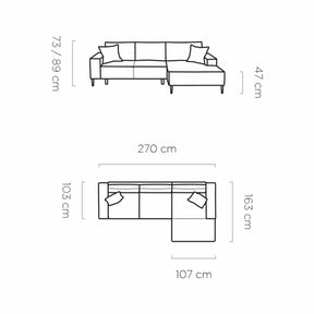 Coltar extensibil PORTO SANTORINI OCN-27355, bej deschis