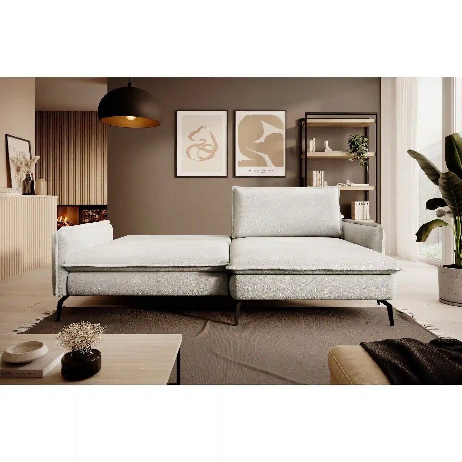 Coltar extensibil PORTO SANTORINI OCN-27356, crem