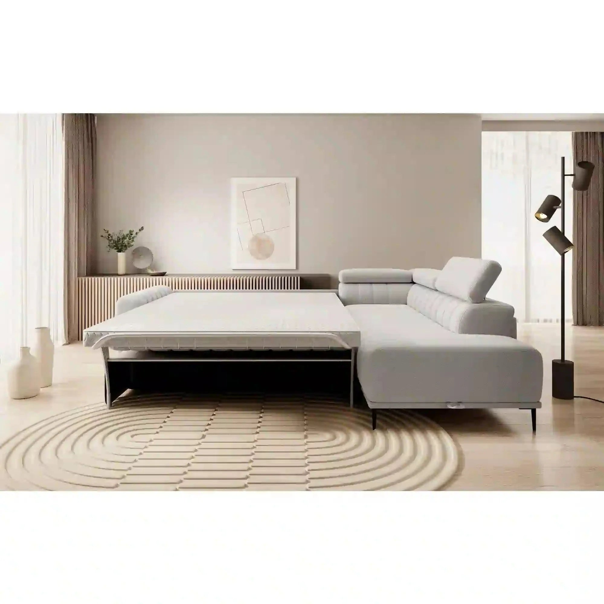 Coltar extensibil PORTO SANTORINI OCN-27359, gri