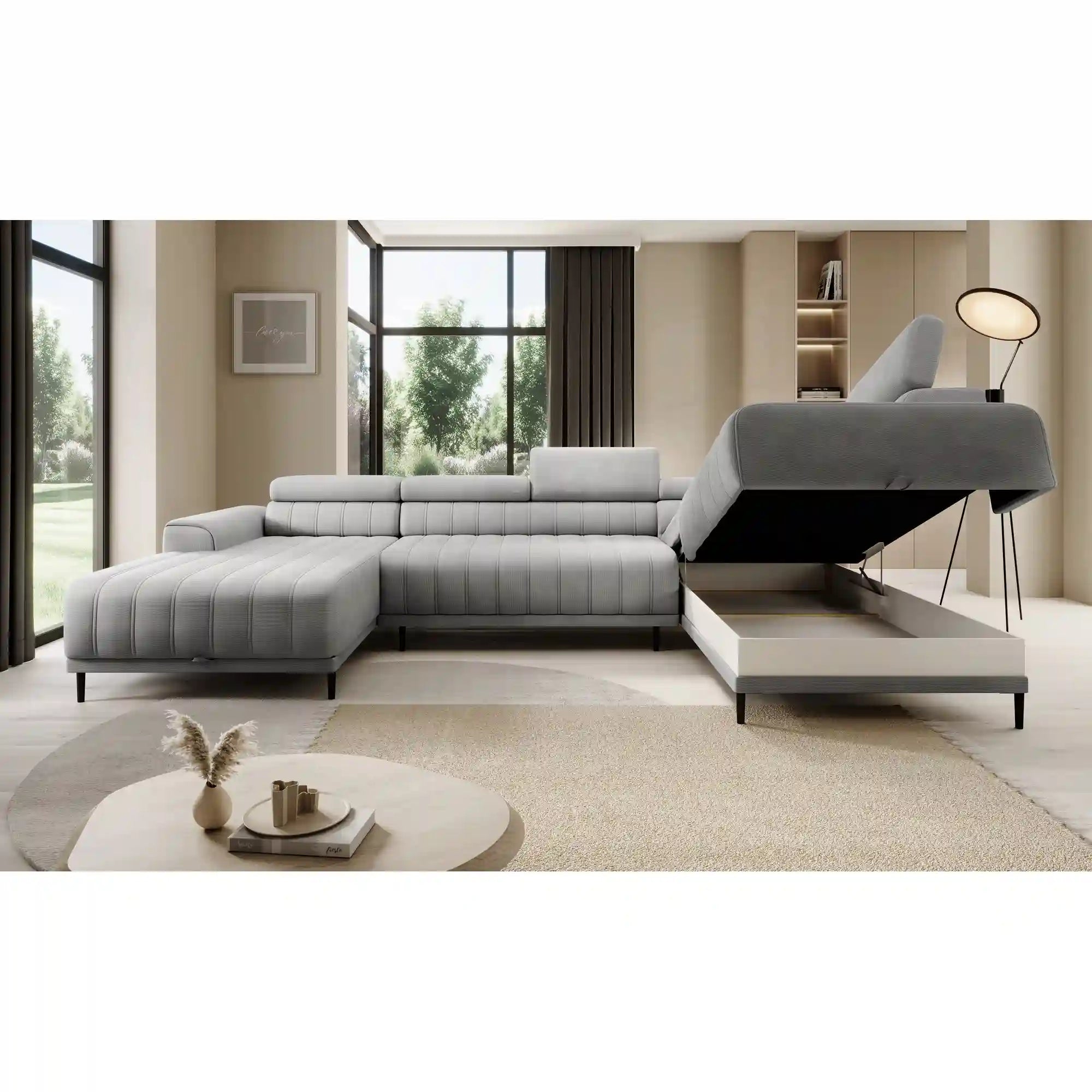 Coltar extensibil PORTO SANTORINI OCN-27368, gri