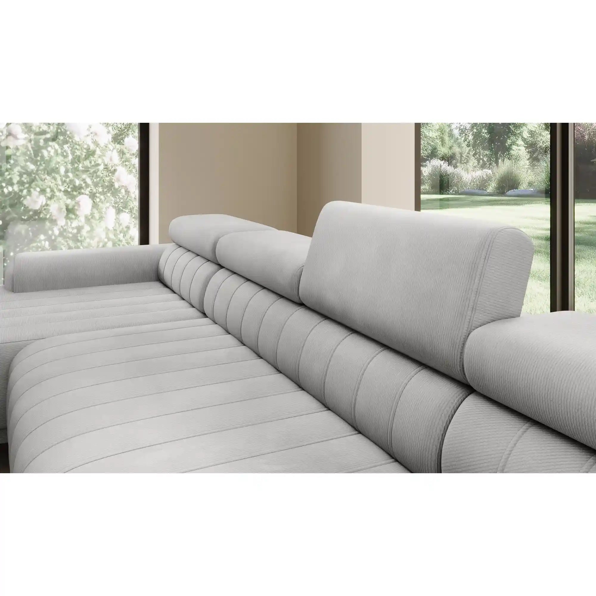 Coltar extensibil PORTO SANTORINI OCN-27368, gri