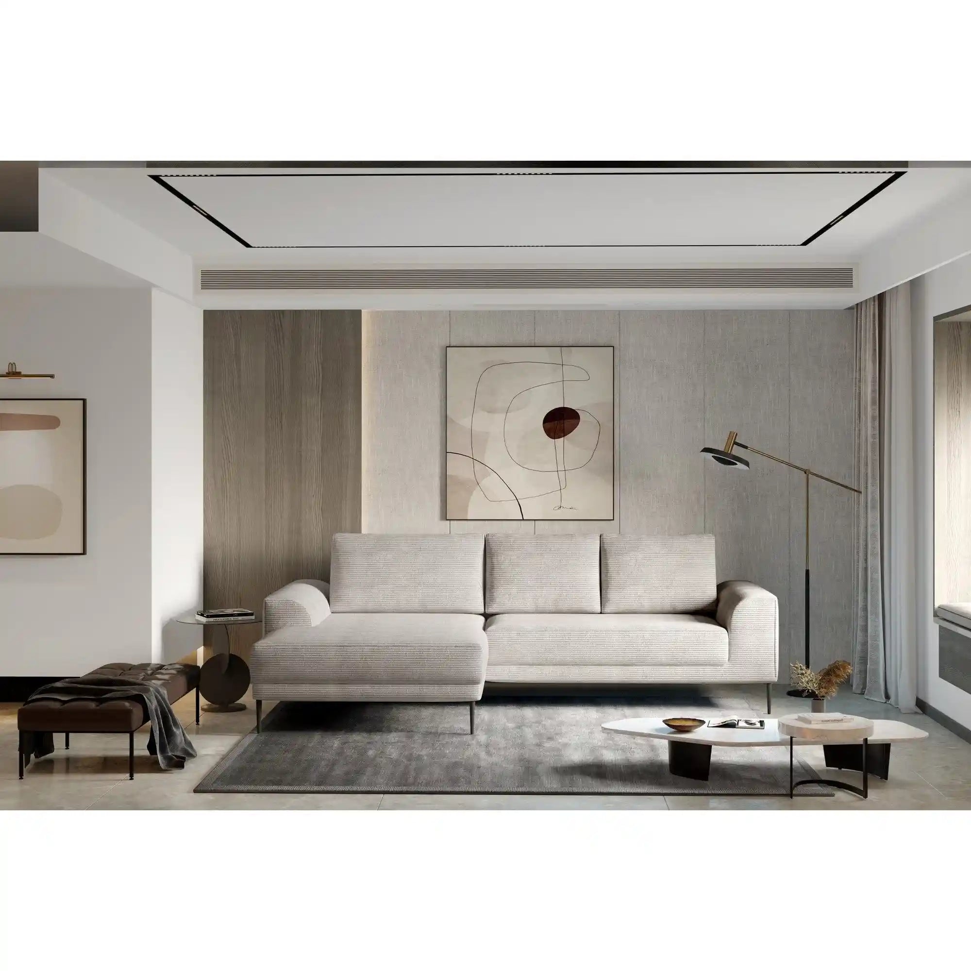 Coltar extensibil PORTO SANTORINI OCN-28087, gri