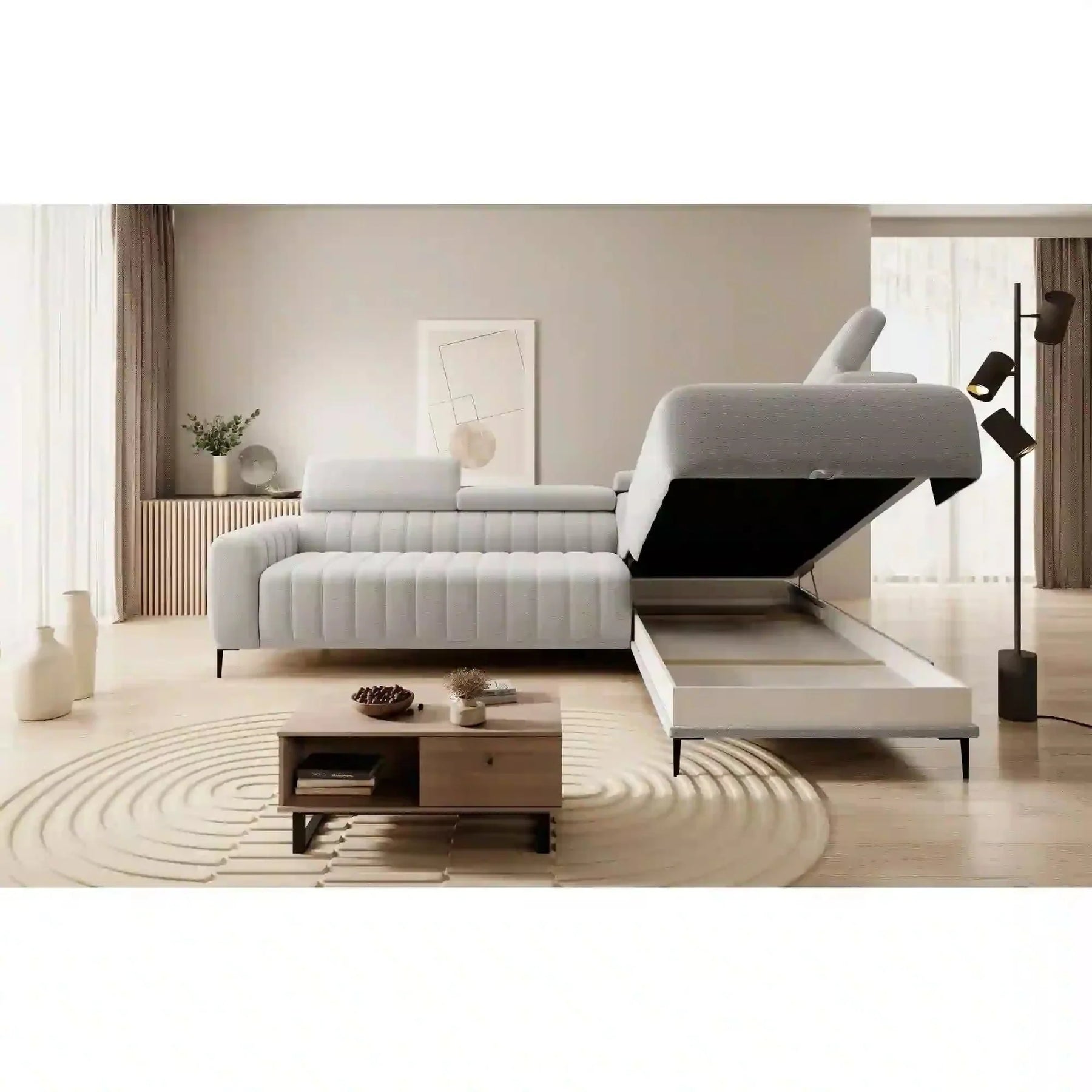 Coltar extensibil PORTO SANTORINI OCN-28085, gri