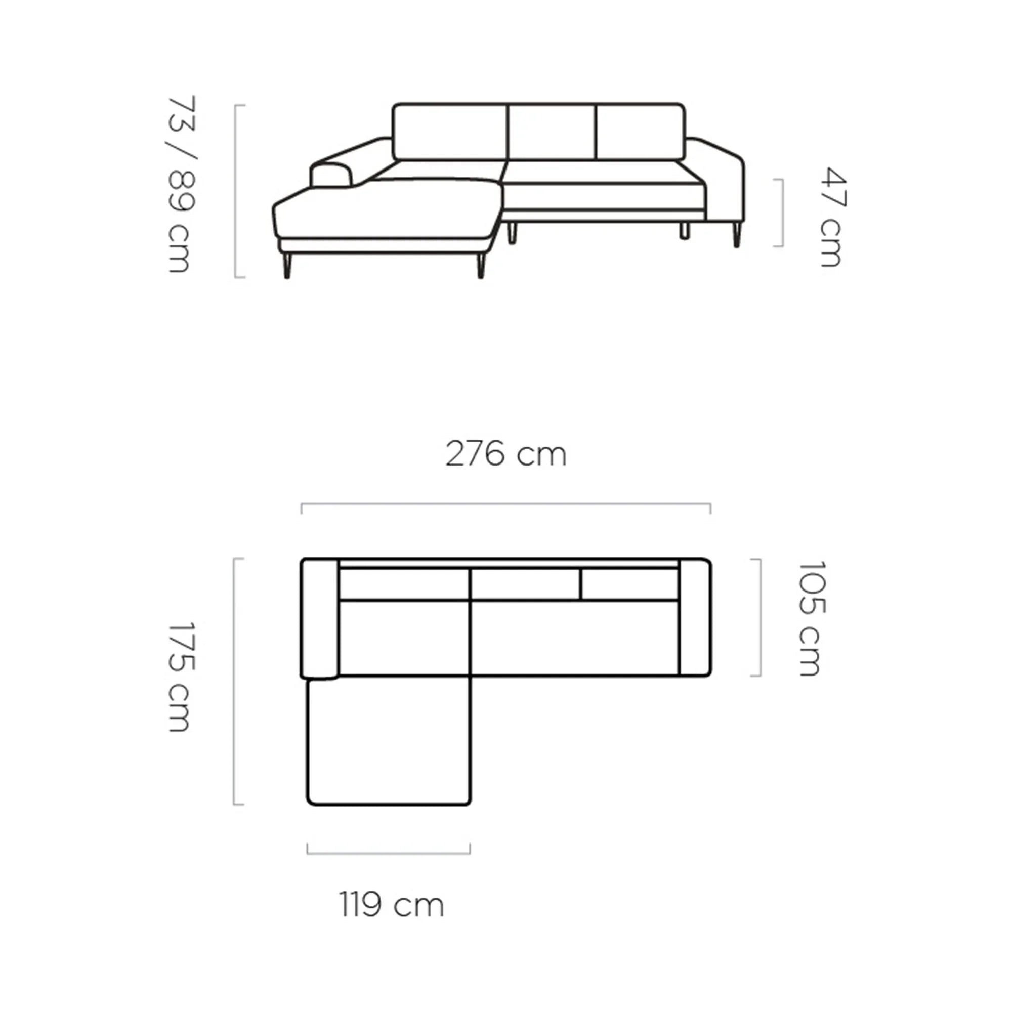 Coltar extensibil PORTO SANTORINI OCN-28079, gri inchis