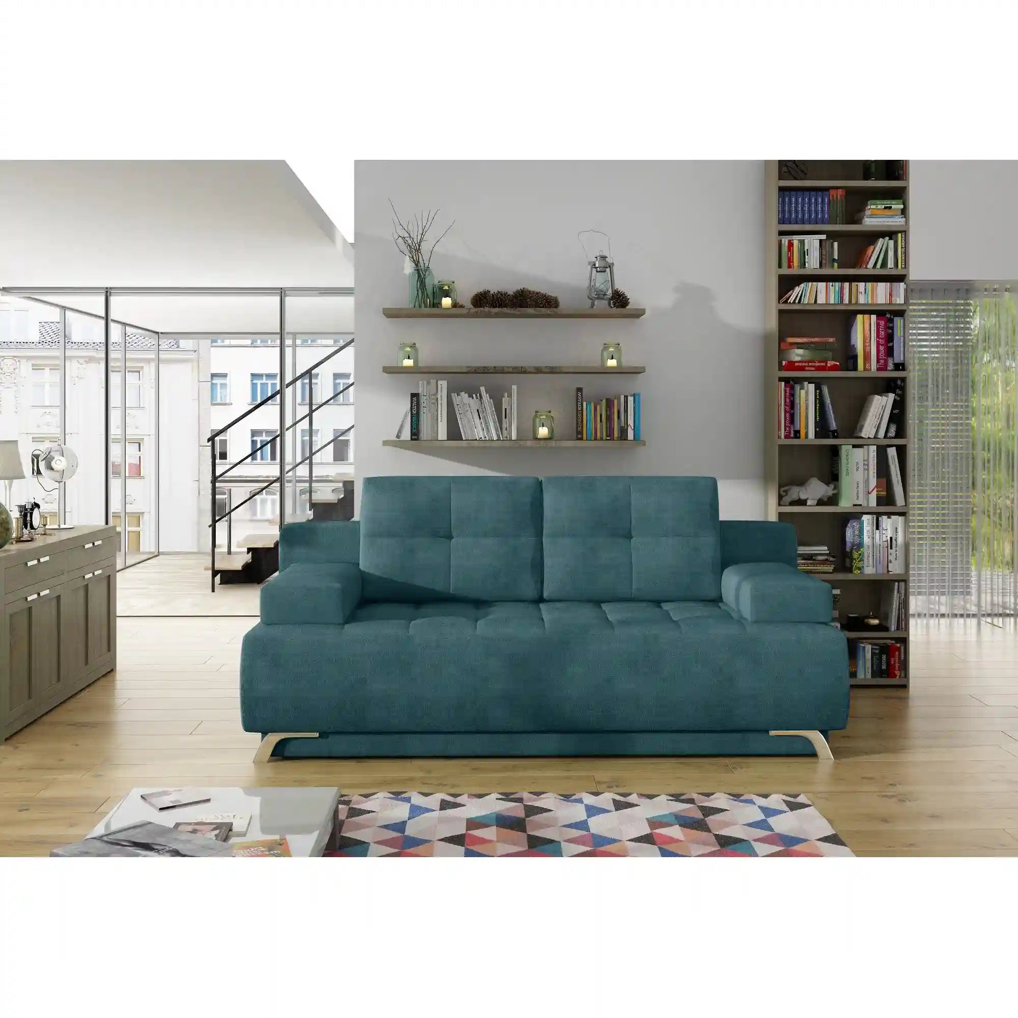 Coltar extensibil PORTO SANTORINI OCN-28070, turcoaz inchis